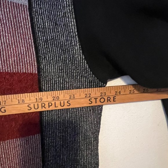 Steve Harvey Knit Sweater Mens Medium 1/4 Zip High Color Geometric Square Silk B - Picture 4 of 8